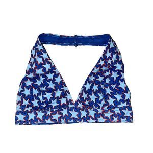 NWOT Out From Under Halter Stars Bra Large